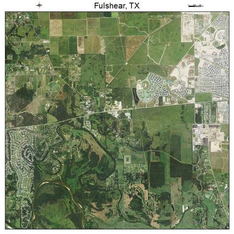 Aerial Photography Map Of Fulshear Tx Texas