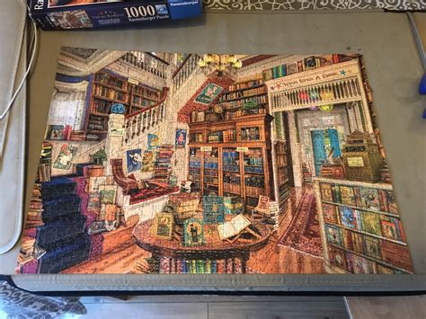 1000 Piece Ravensburger Fantasy Bookshop Rjigsawpuzzles