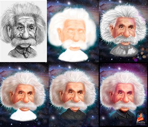 Albert Einstein Caricature On Behance