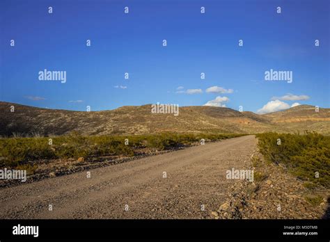 Dirt Road In The Arizona Desert Stock Photo Alamy