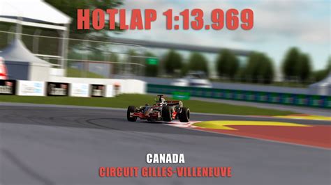 Assetto Corsa Circuit Gilles Villeneuve F Hotlap