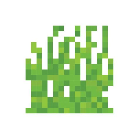 Pixel Grass Wall Decal 4 Sizes Inkwood Impressions Wall Decals