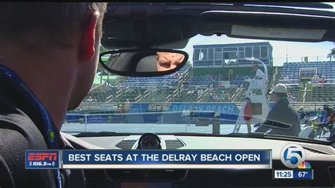 Best Seats At Delray Beach Open Youtube