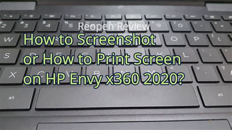 How To Screenshot Or Print Screen Hp Envy X360 13 2020 Youtube