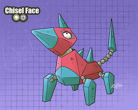Chisel Face Paradox Porygon By Zistheone On Deviantart