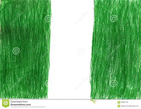 Indian national flag 3d drawing।how to make a 3d flag out of paper।indian national drawing 3d. Nigeria Flag Pencil Drawing Illustration Kid Style Photo ...