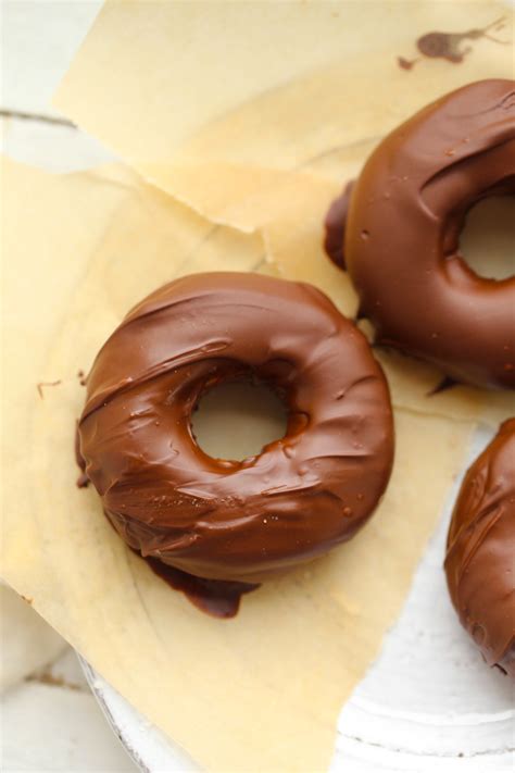 Chocolate Frosted Donuts Baked Vegan Marea Brava
