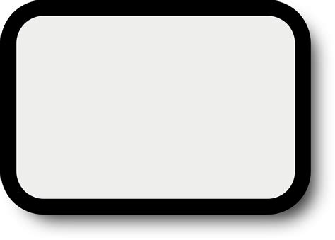 Rectangle Frame Rounded Shadow PNG | Picpng gambar png