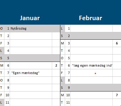 Desain template kalender 2021 gratis download ini tersedia dalam format coreldraw atau.cdr versi x7 dan x4, ai (adobe illustrator cs6), format pdf, format psd, dan format png menyesuaikan dengan kebutuhan pengguna. Excel Kalender 2021 - Få en gratis årskalender med uger ...