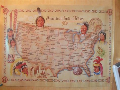 A Map Of All Major American Indian Tribes In And Around The Us