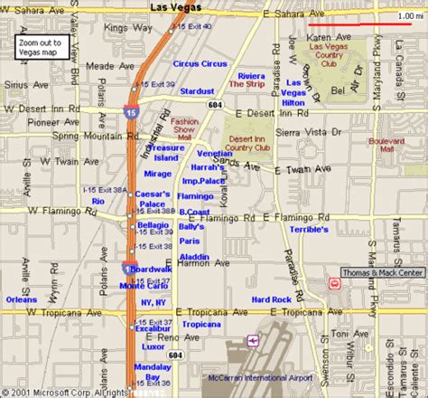 Google Map Las Vegas Strip - Maping Resources
