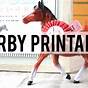 Printable Kentucky Derby Horses