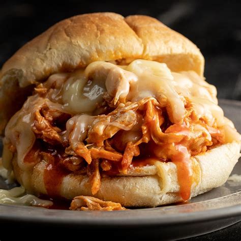 Pulled Buffalo Chicken Sandwiches Recipe Franks Redhot Us