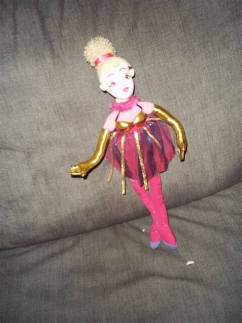 Plush Doll Figure Manhattan Toy Dancer Blonde Clown Ballerina Poseable