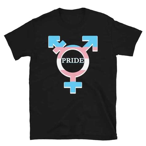 Transgender Pride Short Sleeve Tshirt Unisex Lgbtq Tshirt Depot