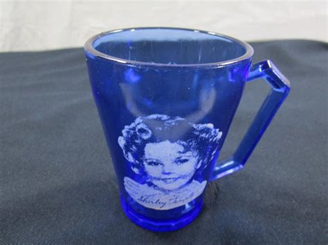 Sold Price Vintage Hazel Atlas Shirley Temple Cobalt Blue Creamer