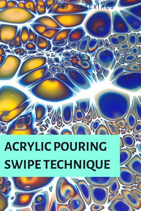 Acrylic Paint Pouring Swipe Best Cells With Pre Mixed Pouring Paint
