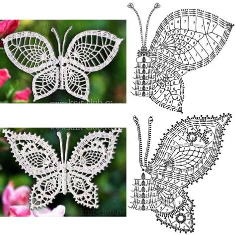 Crochet Butterfly Diagrams And Inspiration Crochet Kingdom