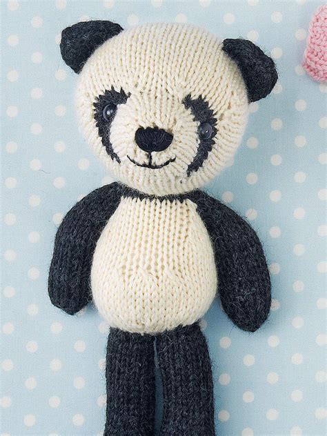 Riley The Panda By Rachel Borello Animal Knitting Patterns Crochet
