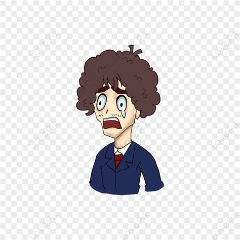 A Sloppy Uncles Facial Pack Blue Character Cartoon Face Blue Cartoon Png Picture And Clipart