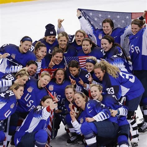 Us Womens Hockey Team Feb2018a Goldmedal Us Hockey Team Womens