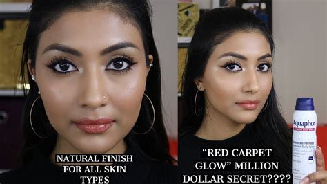 Flawless Full Coverage Natural Glow Foundation Routine With Skin Prep