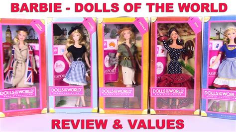 Barbie Dolls Dolls Of The World Collection 2011 And 2012 Pink Label Value And Review Bbtoystore