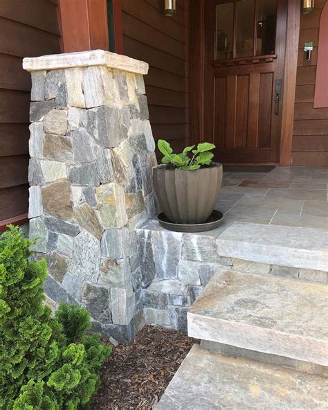 One Project Featuring Get Real Stone ️ Veneer Steps Caps Slabs