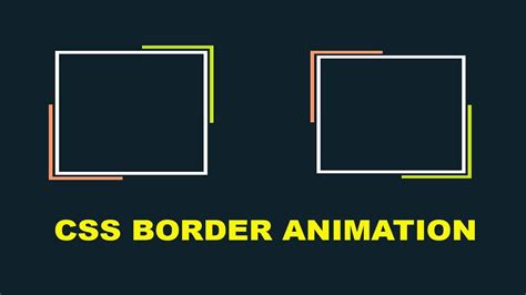 CSS Border Animation Effect With HTML And CSS Techmidpoint