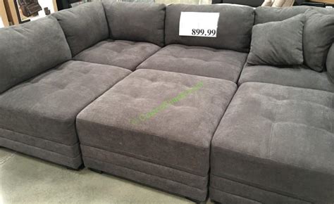 Small space sectional, related products. costco-911353-6pc-modular-fabric-sectional-1 - CostcoChaser