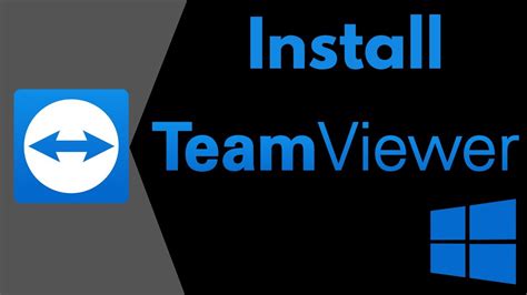 How To Install Teamviewer On Windows 1087 Youtube