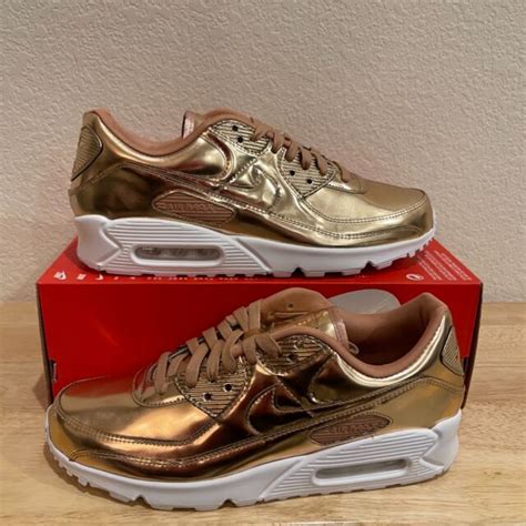 Size 12 Nike Air Max 90 Metallic Pack Rose Gold 2020 For Sale