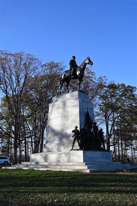 Robert E Lee Gettysburg Monument Stock Photo Image Of Confederate