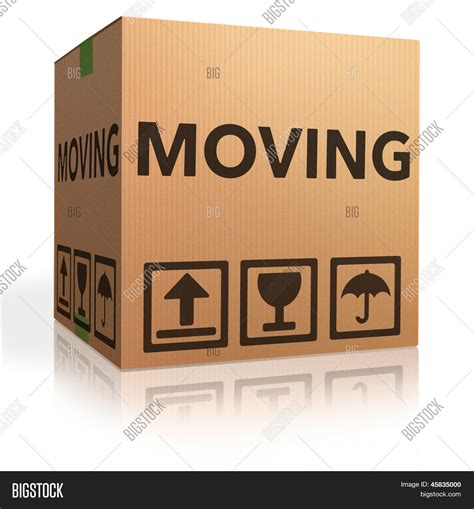 Moving Box Cardboard Image And Photo Free Trial Bigstock
