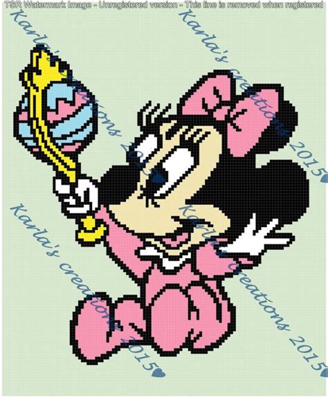 Baby Mouse With Rattle Crochet Graph Etsy Crochet Graph Rattle