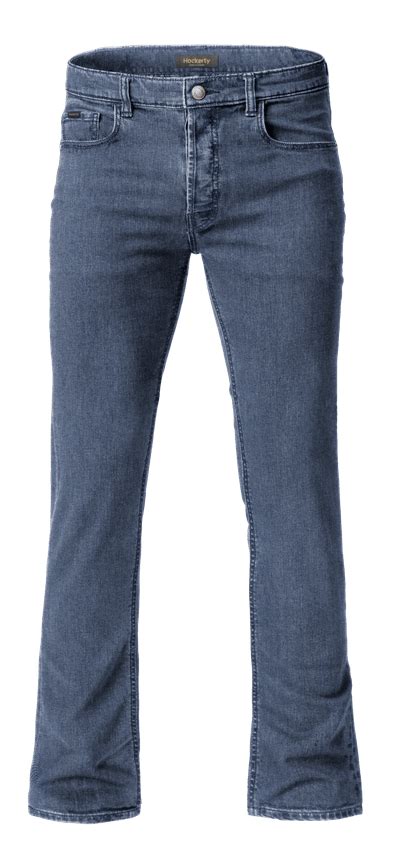 Stoned Blue Buttoned Bootcut Jeans 135 Hockerty