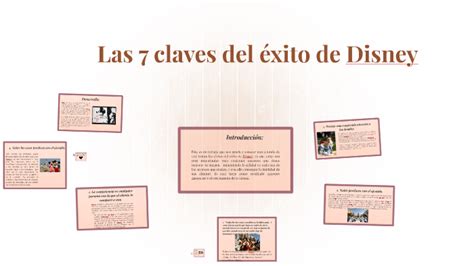 Las 7 Claves Del Exito De Disney By Cecilia Lopez Arriaga On Prezi