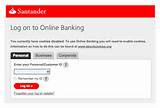 Pictures of Santander Online Business Banking Log On