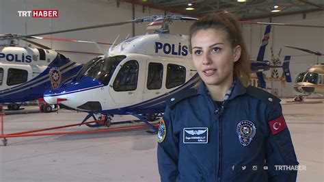 Emniyetin ilk kadın pilotları görev başında - YouTube