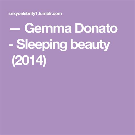 Gemma Donato Sleeping Beauty Sleeping Beauty Sleeping Beauty Beauty