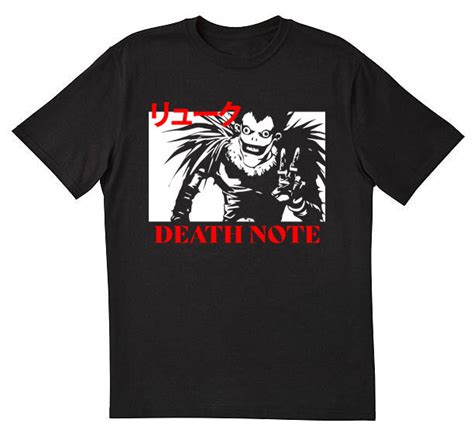 Ryuk Death Note Anime T Shirt Unisex Black Etsy