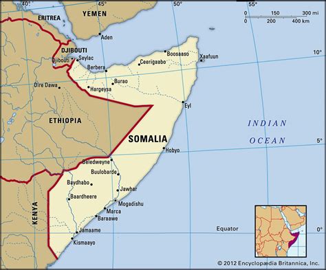Map Of Somalia And Geographical Facts Where Somalia On The World Map World Atlas