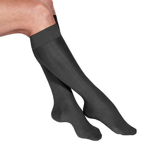 Support Plus Premier Sheer Womens Wide Calf Mild Compression Knee High Support Plus