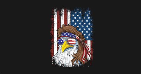 Eagle Mullet 4th Of July American Flag Eagle Mullet Amrican Flag