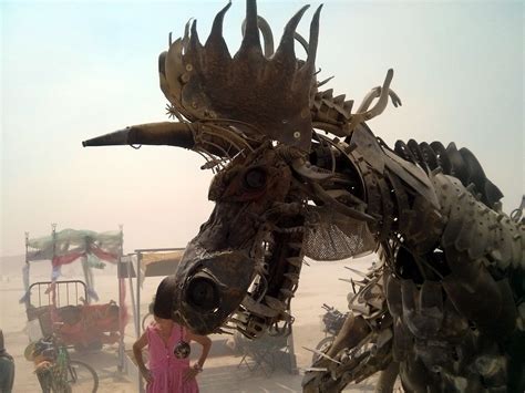 Claude The Dragon 1 The Playa Burning Man 2013 Black Ro Flickr