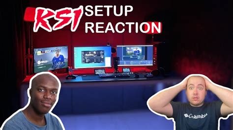 Ksis Brand New Gaming And Youtube Setup Reaction Youtube
