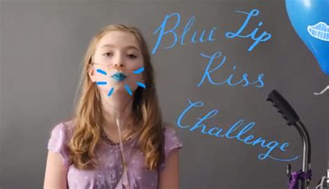 Cordelias Blue Lip Kiss Challenge Team Phenomenal Hope