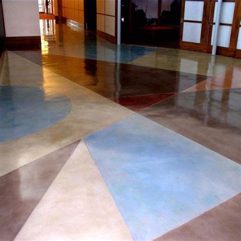 How to Stain an Interior Concrete Floor | Concrete floors, Cleaning concrete floors, Painted ...