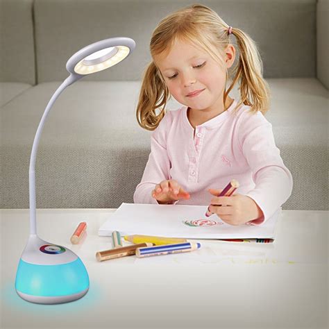 Led Reading Light Table Lamp Touch Sensor Eye Protection Kids T Rgb
