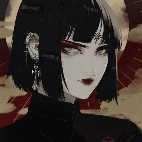 Anime Girl Dark Gothic Maxipx